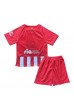 Atletico Madrid Babyklær Hjemme Fotballdrakt til barn 2023-24 Korte ermer (+ Korte bukser)